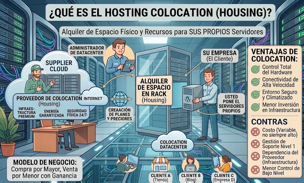 Hosting Colocation Housing: Qué es, ventajas y desventajas